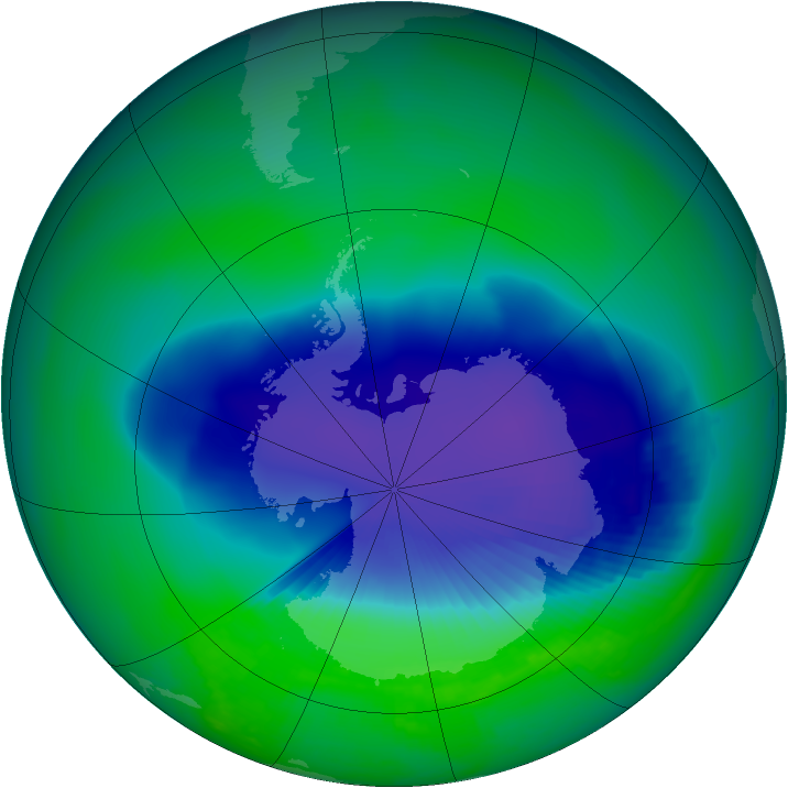 Ozone Map 1999-11-17